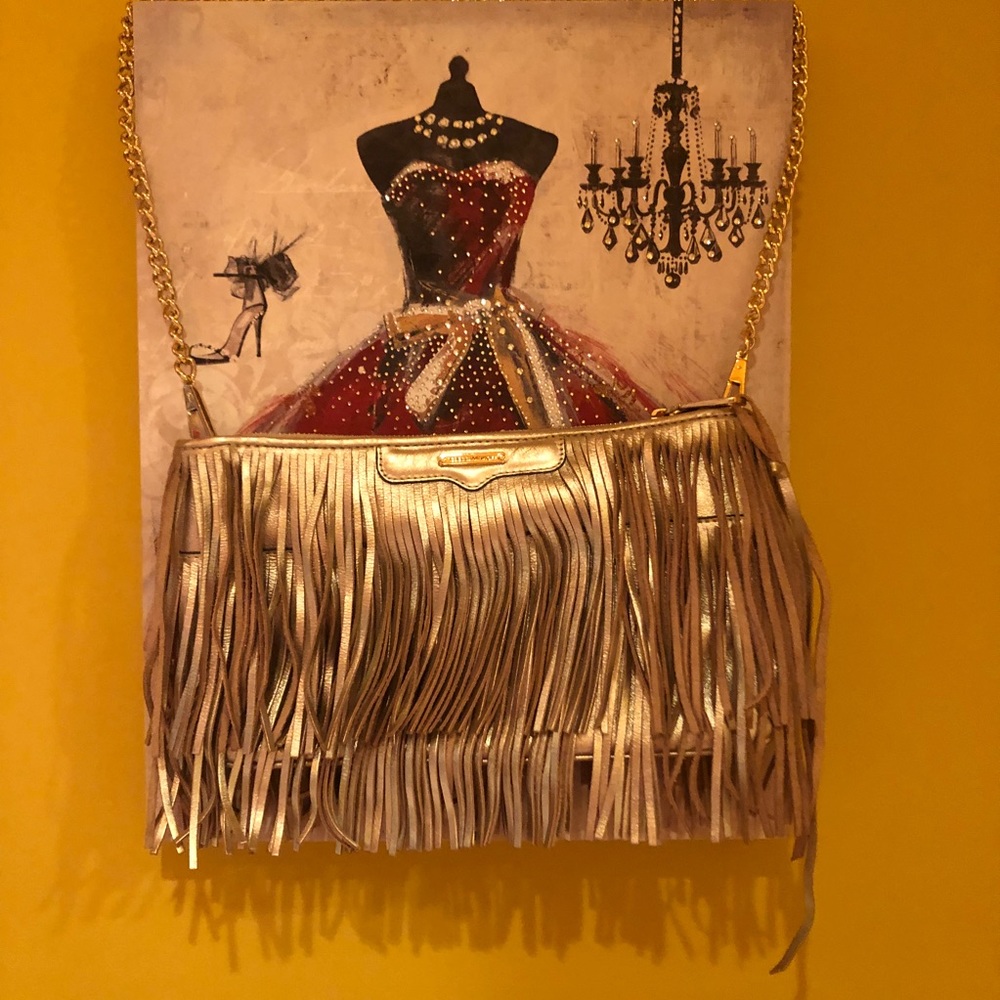 Rebecca Minkoff Finn Crossbody Bag - Gold!